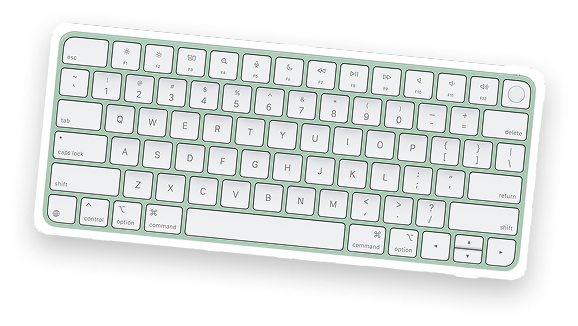 Sticker d'un clavier