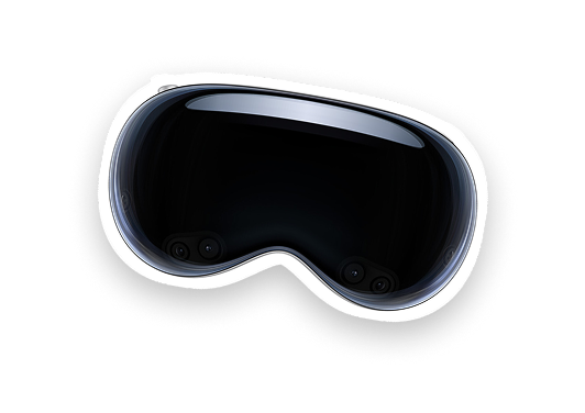 Sticker d'un Vision Pro